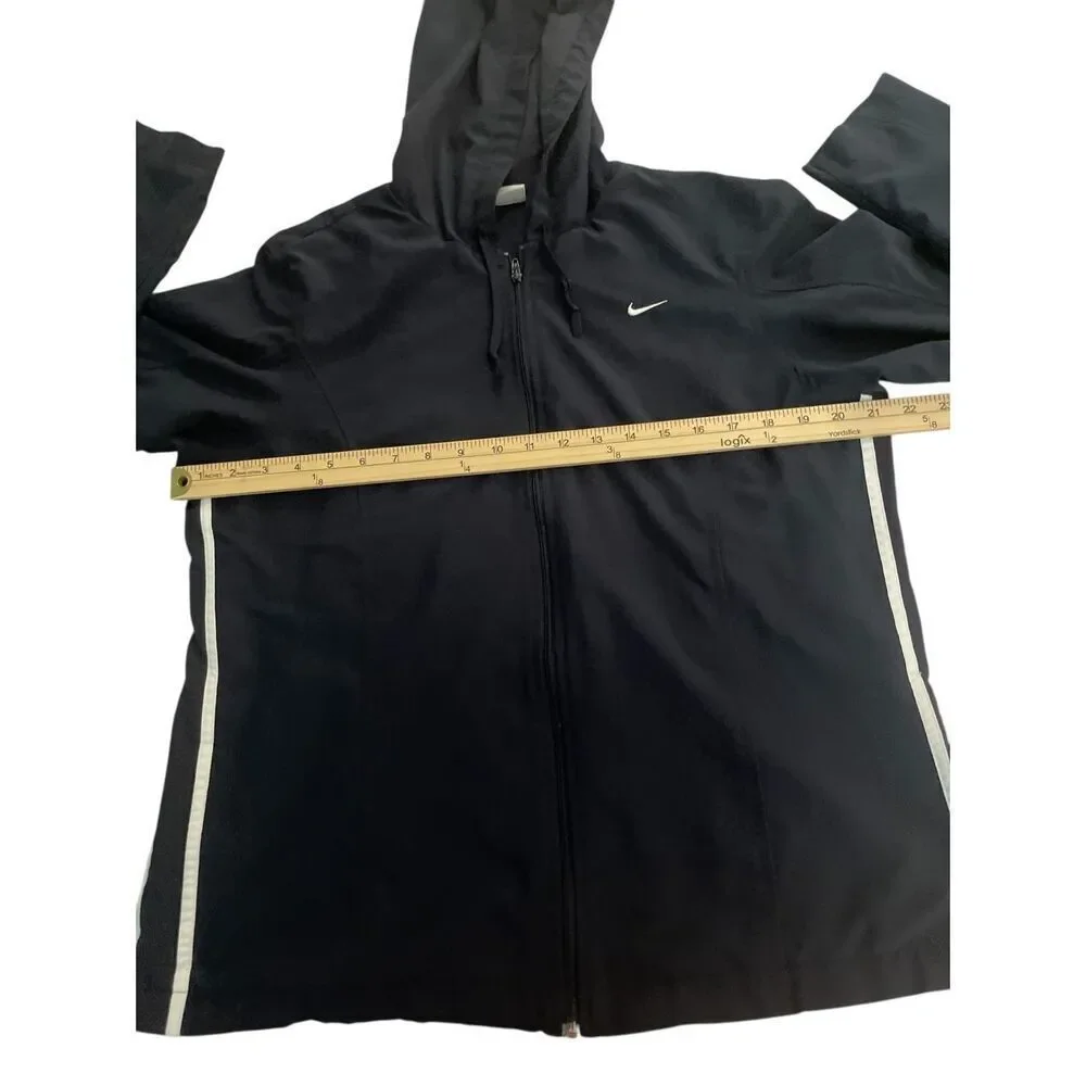 Nike Women’s Blue Full Zip Lightweight Hooded Jacket Size Large 12-14